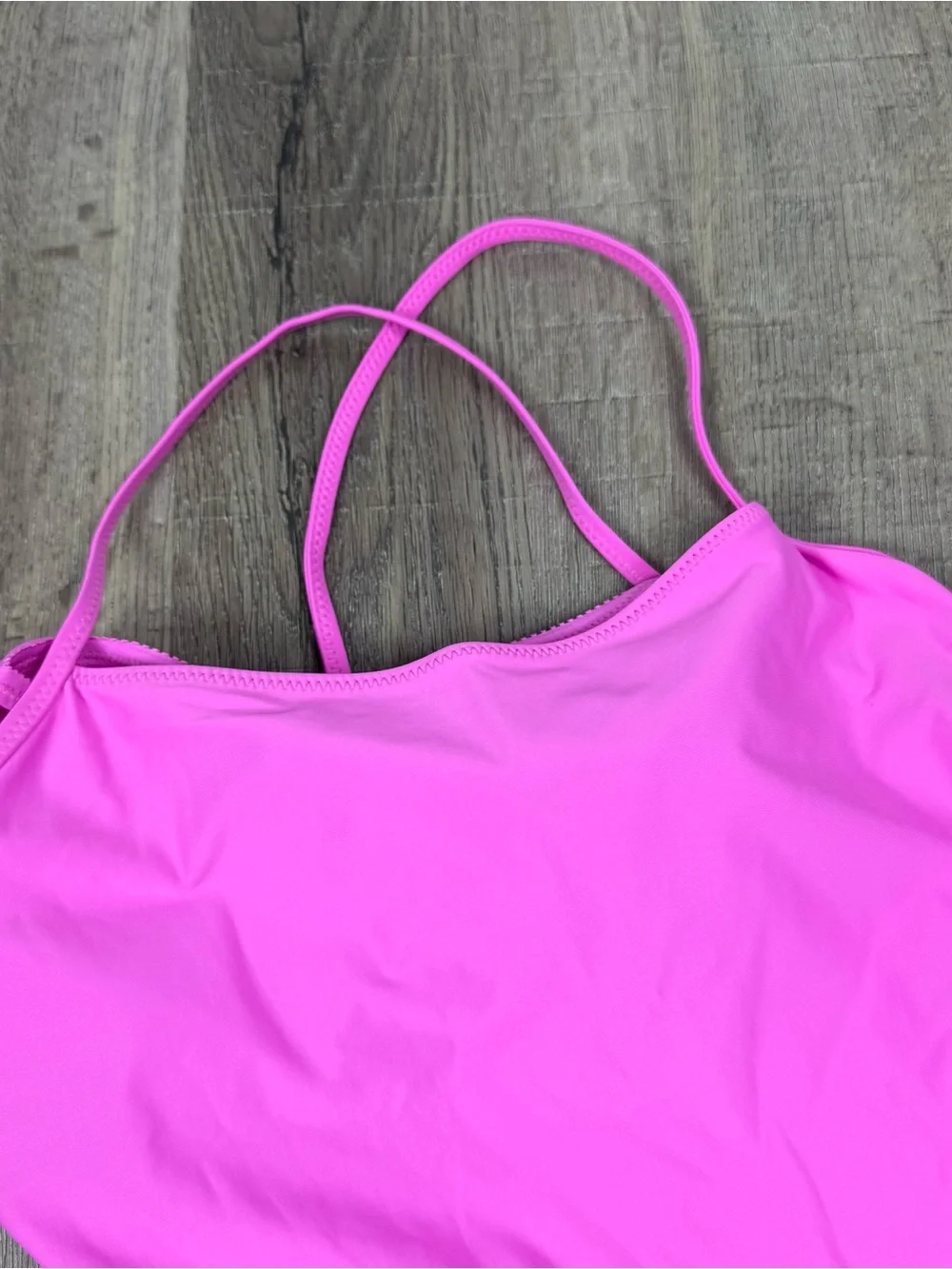 SKIMS Cami One Piece Swimsuit Neon Orchid Pink XL NEW Bright Barbiecore Beach